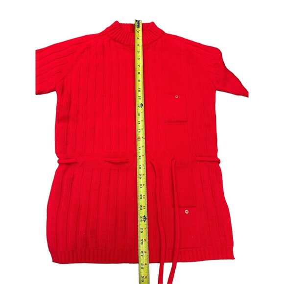 Vintage Original Jane Hunter Cable Rib Mock Neck Sweater Size Medium - Picture 6 of 9